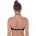 Galaxy Sky Purple Halter Bandeau Bikini Top View2