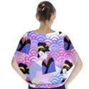 Japanese Abstract Blue Blouse View2