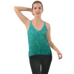 Aqua Glitter Cami