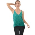 Aqua Glitter Cami View1