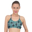 Aqua  Plaid Anarchy Basic Training Sports Bra View1