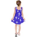 Blue White Cross Kids  Sleeveless Dress View2
