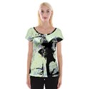 Mint Wall Cap Sleeve Tops View1