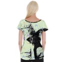 Mint Wall Cap Sleeve Tops View2
