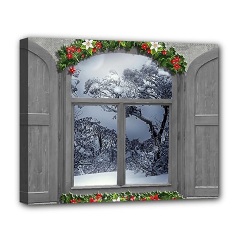 Winter 1660924 1920 Deluxe Canvas 20  X 16  (stretched) by vintage2030