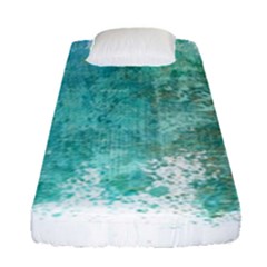 Splash Teal Fitted Sheet (single Size)