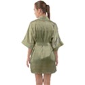 Old Letter Quarter Sleeve Kimono Robe View2