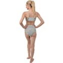 Rose Book Page Tied Up Two Piece Swimsuit View2