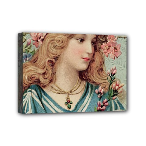 Lady Mini Canvas 7  X 5  (stretched)