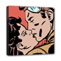 Retrocouplekissing Mini Canvas 8  x 8  (Stretched) View1