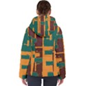 Orange texture                                          Women s Hooded Puffer Jacket View2
