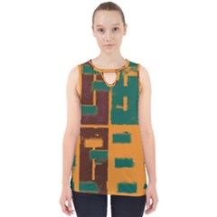 Orange Texture                                           Cut Out Tank Top