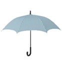 Oktoberfest Bavarian Blue and White Mattress Ticking Hook Handle Umbrellas (Small) View3