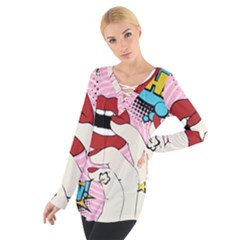 Pop Art   Tie Up Tee