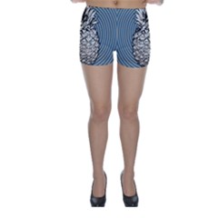 Pop Art  Pineapple  Skinny Shorts