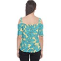 Leaves Dried Leaves Stamping Cutout Shoulder Tee View2