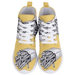 Pop Art French Fries Women s Lightweight High Top Sneakers