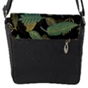 Autumn Fallen Leaves Dried Leaves Flap Closure Messenger Bag (S) View1