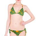 Background Design Texture Tulips Classic Bikini Set View1