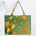 Background Design Texture Tulips Medium Tote Bag View1