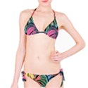Leaves Tropical Jungle Pattern Classic Bikini Set View1