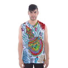 Supersonic Squid Men s Basketball Tank Top