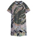 Lizard Volcano Kids  Boyleg Half Suit Swimwear View1