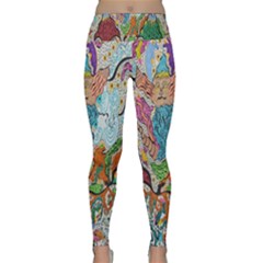 Supersonic Volcano Wizard Lightweight Velour Classic Yoga Leggings
