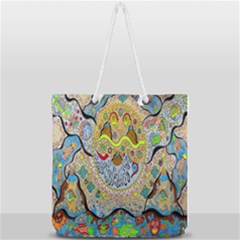 Supersonic Sun Full Print Rope Handle Tote (large)