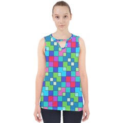 Retro Squares                                             Cut Out Tank Top