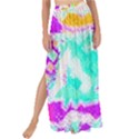 Pink yellow blue green texture                                               Maxi Chiffon Tie-Up Sarong View1