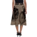 Bicycle Letter Perfect Length Midi Skirt View2