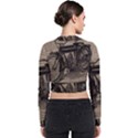 Bicycle Letter Zip Up Bomber Jacket View2