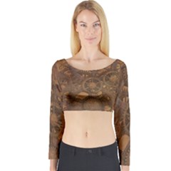 Background 1660920 1920 Long Sleeve Crop Top