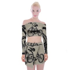 Tricycle 1515859 1280 Off Shoulder Top With Mini Skirt Set