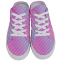 Diagonal Pink Stripe Gradient Half Slippers View1