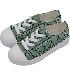 Pattern Graphics Figure Line Glass Kids  Low Top Canvas Sneakers
