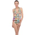 Butterfly 1126264 1920 Halter Front Plunge Swimsuit View1