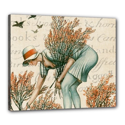Flapper 1079515 1920 Canvas 24  X 20  (stretched)