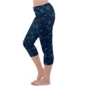 Retro Space Pattern Capri Yoga Leggings View2