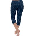Retro Space Pattern Capri Yoga Leggings View4