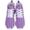 Circles Lines Purple White Modern Design Women s Lightweight High Top Sneakers View1