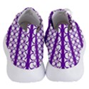 Circles Lines Purple White Modern Design Women s Lightweight High Top Sneakers View4