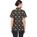 Deer Dots Brown Women s Short Sleeve Shirt View2