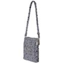Cracked Texture Abstract Print Multi Function Travel Bag View1