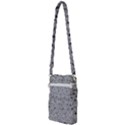 Cracked Texture Abstract Print Multi Function Travel Bag View2