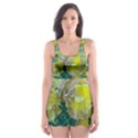 Bloom In Vintage Ornate Style Skater Dress Swimsuit View1