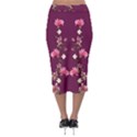 New Motif Design Textile New Design Midi Pencil Skirt View2