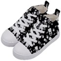 Gentleman pattern Kid s Mid-Top Canvas Sneakers View2