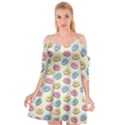 Donuts pattern Cutout Spaghetti Strap Chiffon Dress View1